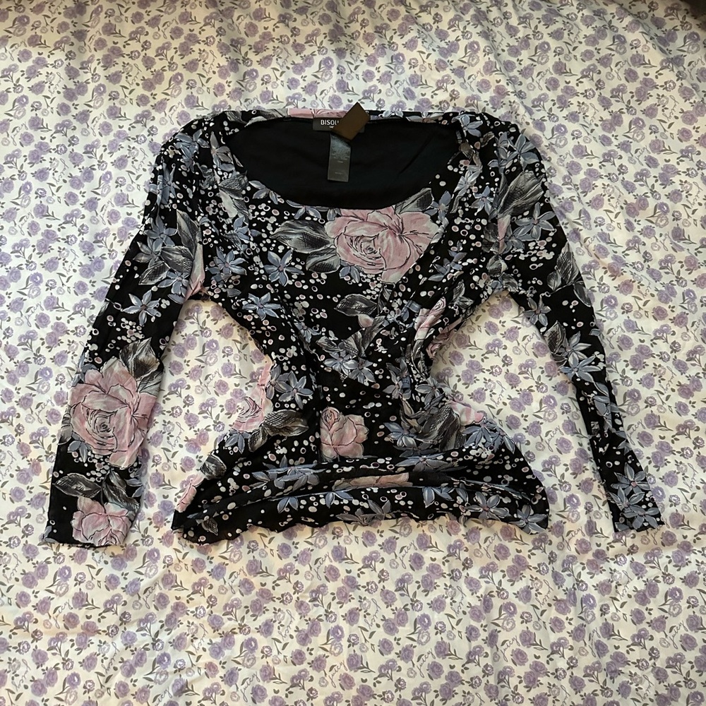 Y2K long sleeve top